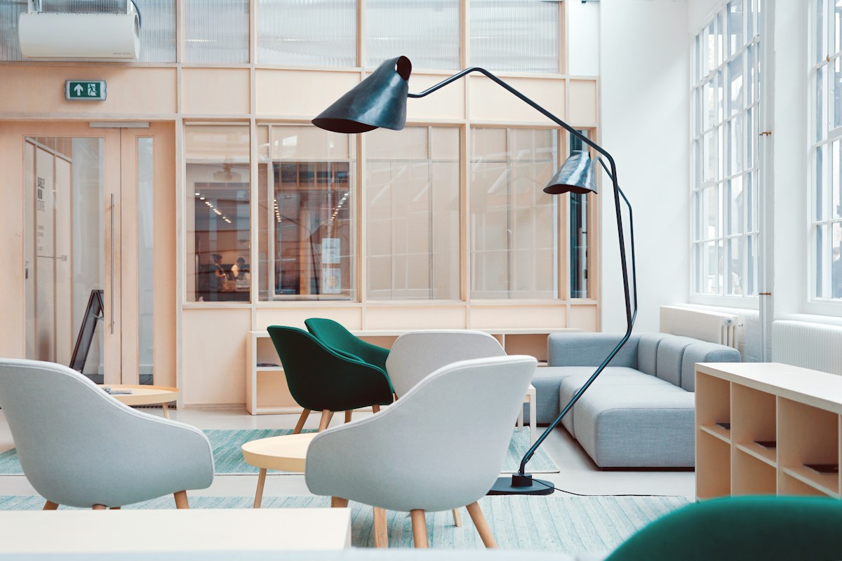 Modern workspace designed for focused work