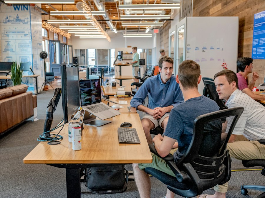 Small and medium business team planning operations